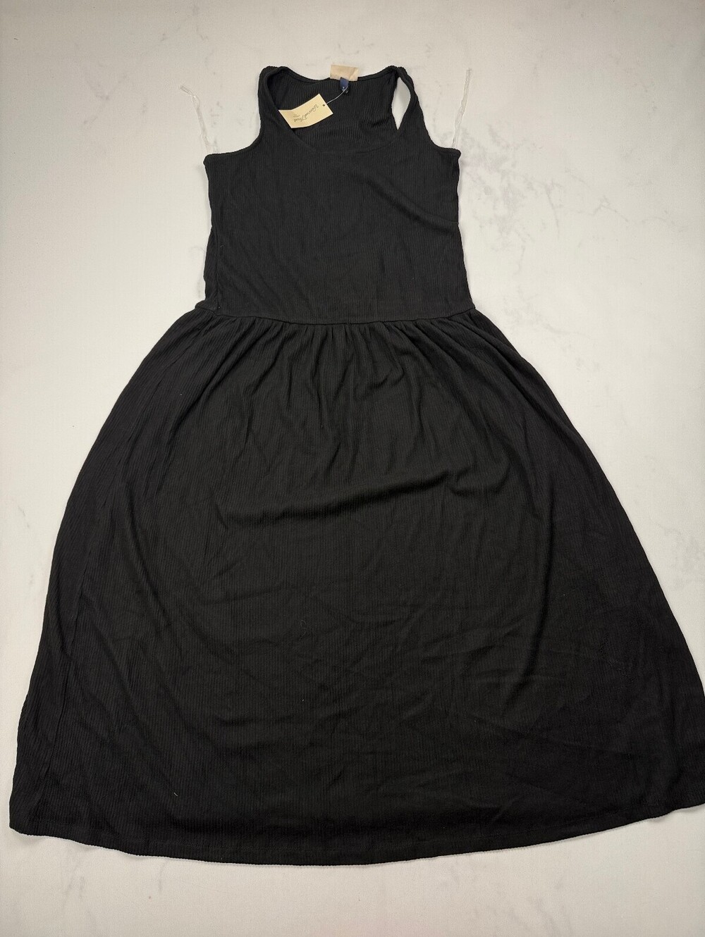 Universal Thread Maxi Dress Black Modern Classic Weekend Ready - Womens M